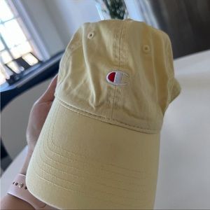 Pastel Yellow Champion Baseball Cap